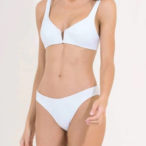 NWT MAAJI SIZE XL WHITE COTTON REVERSIBLE SBC BOTTOMS - Picture 2 of 3